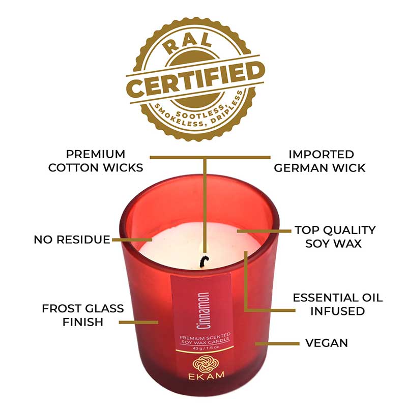 Cinnamon Shot Glass Scented Candle