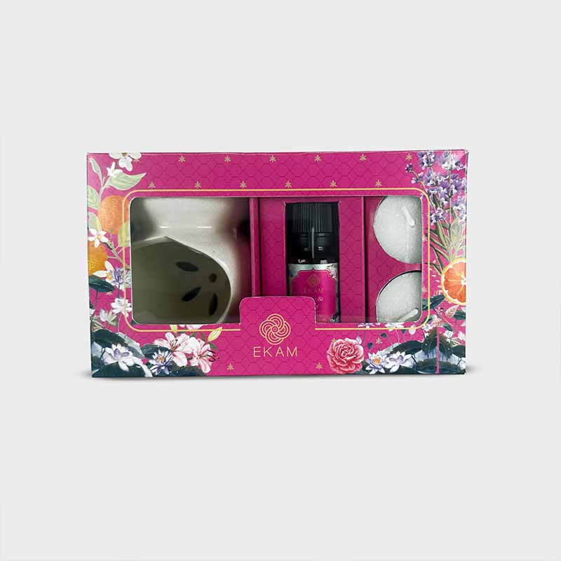 Rose & Lilly Ceramic Oil Warmer Set