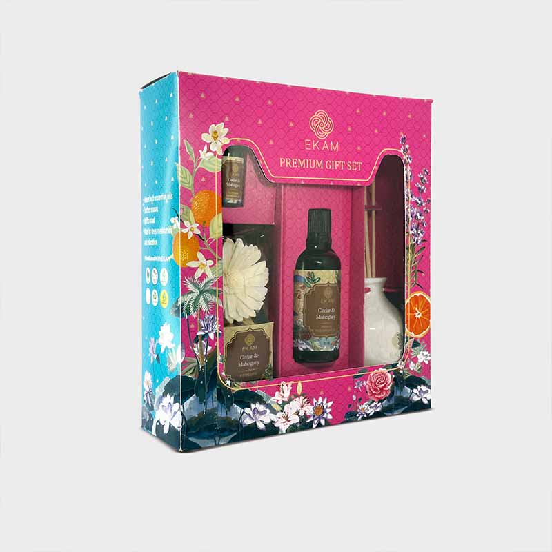 Reed Diffuser & Potpourri Gift Set | Cedar & Mahogany Scent