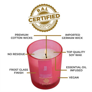 Rose Shot Glass Scented Candle