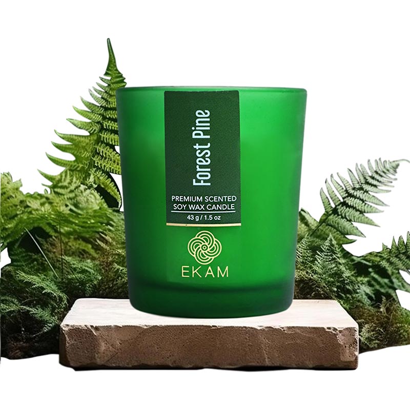 4 Pack Candles Gift Set| Black Tea & Pomegranate, Sweet Pea, Forest Pine, Mahogany