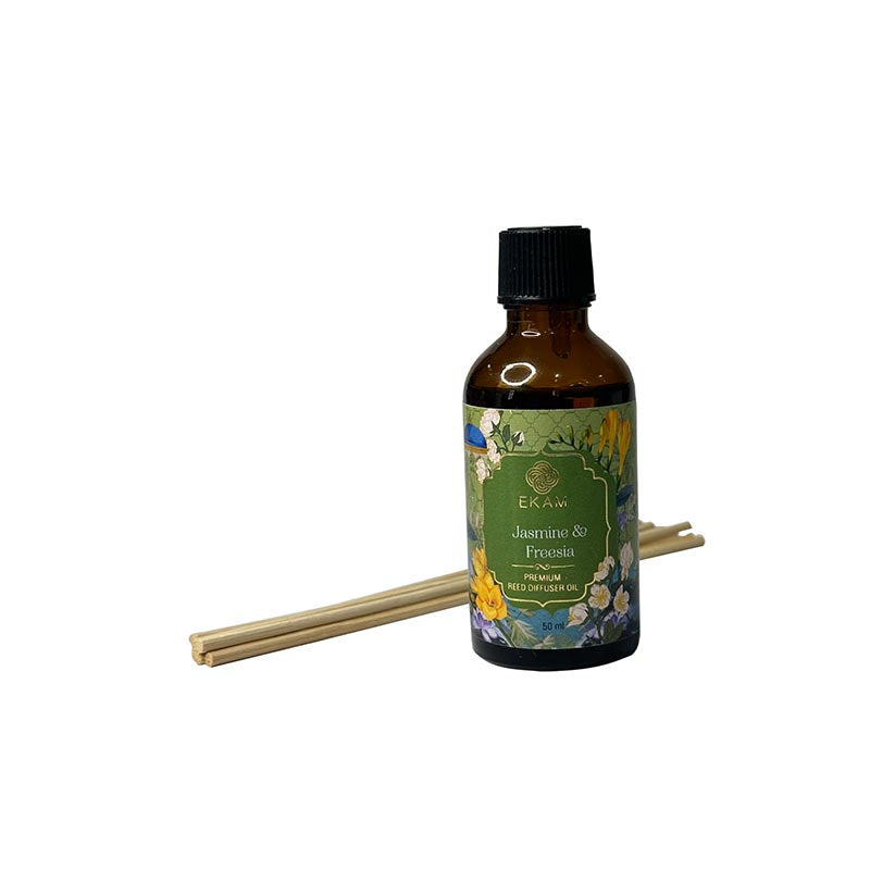 Jasmine & Freesia 50ml Reed Diffuser Refill Oil Gift Box