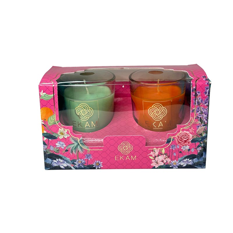 2 Pack Candle Gift Box |  Jasmine & Lime Mandarin