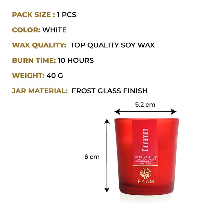 Cinnamon Shot Glass Scented Candle