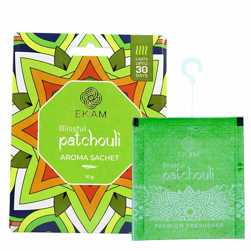 Combo Pack of 10 Blissful Patchouli Scented Sachets