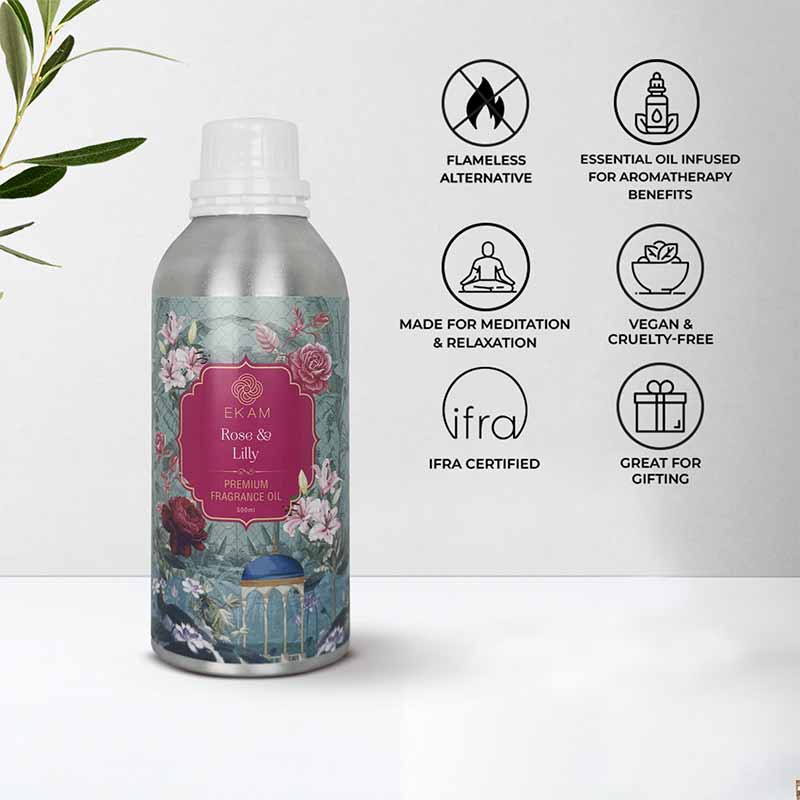 Rose & Lilly Reed Concentrate Fragrance Oil, 500 ml