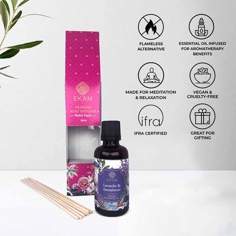 Lavender & Sandalwood Reed Refill Oil, 50 ml
