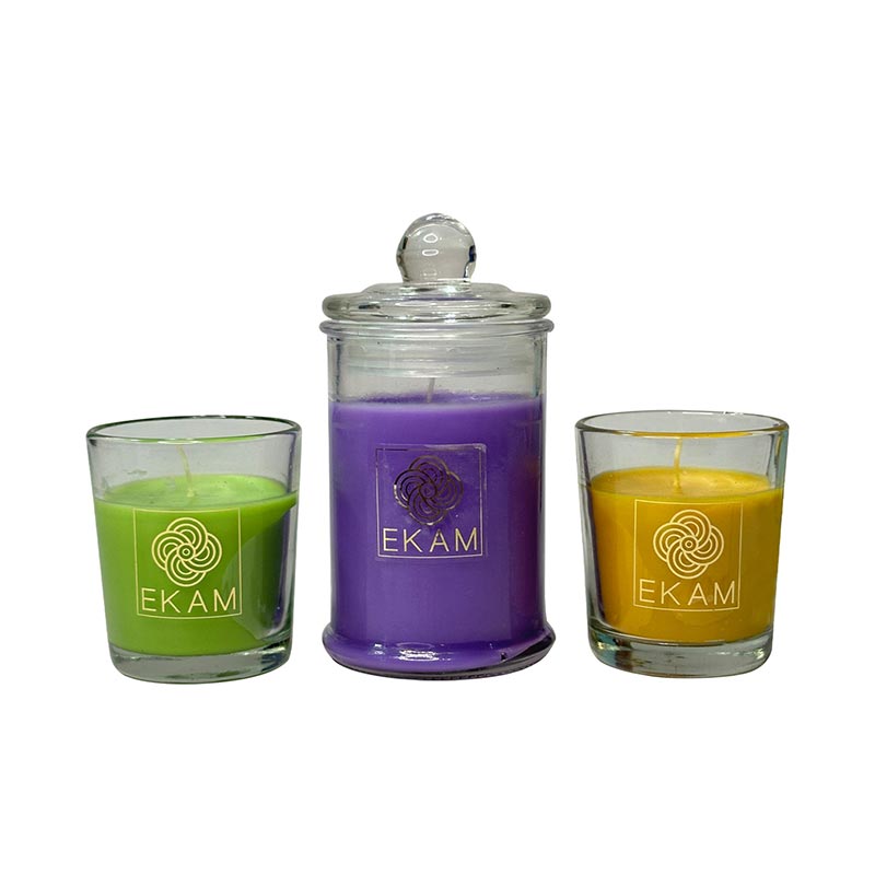3 Pack Candle Gift Set | Lemongrass, Lavender & Nagachampa