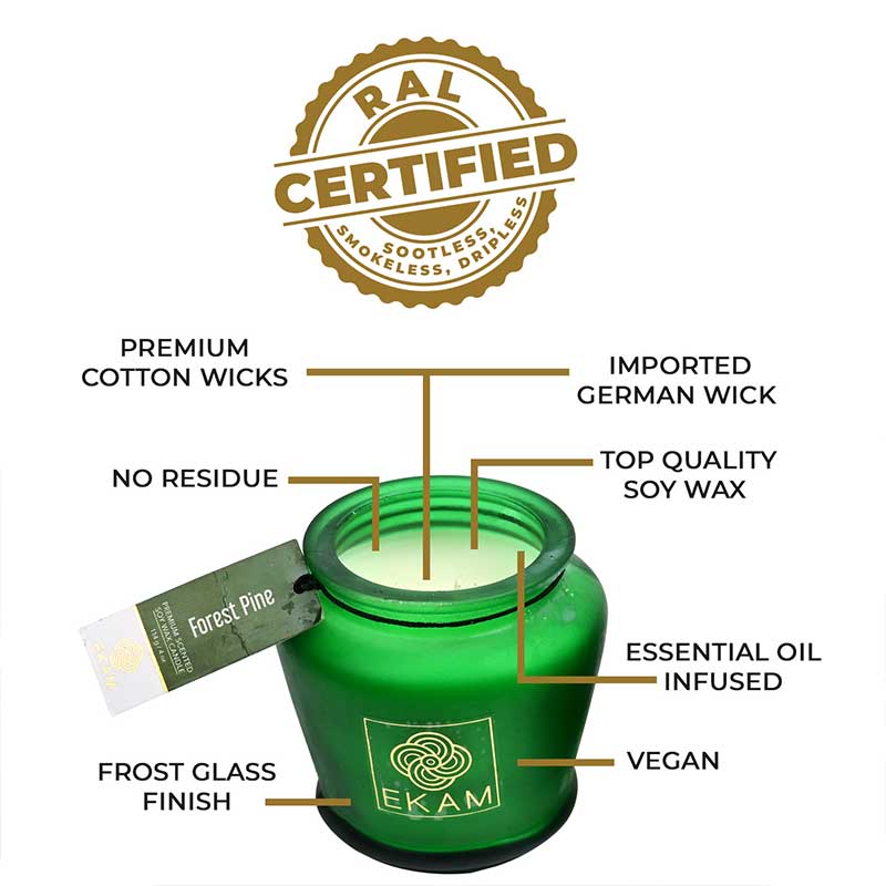 Forest Pine Lampshade Scented Candle