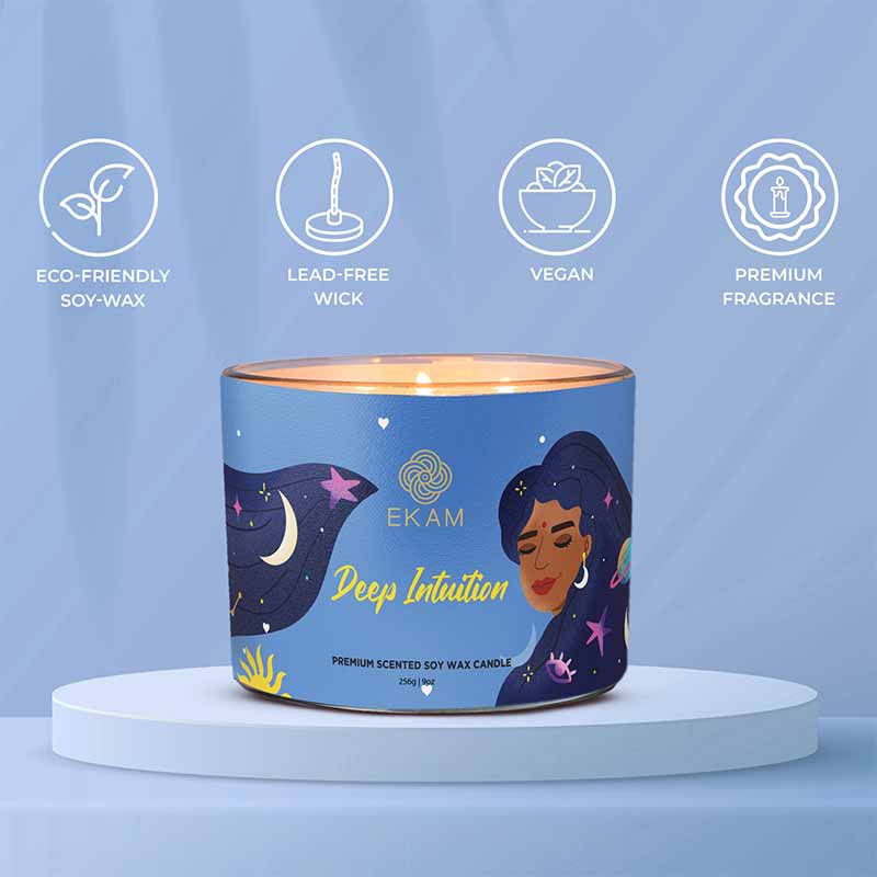 Deep Intuition Scented 3 Wick Candle