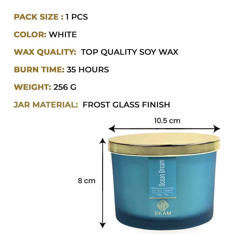 Ocean Dream 3 Wick Scented Candle