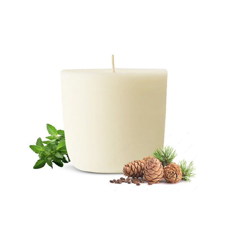 Cedar & Mint Scented Shot Glass Refill Candle