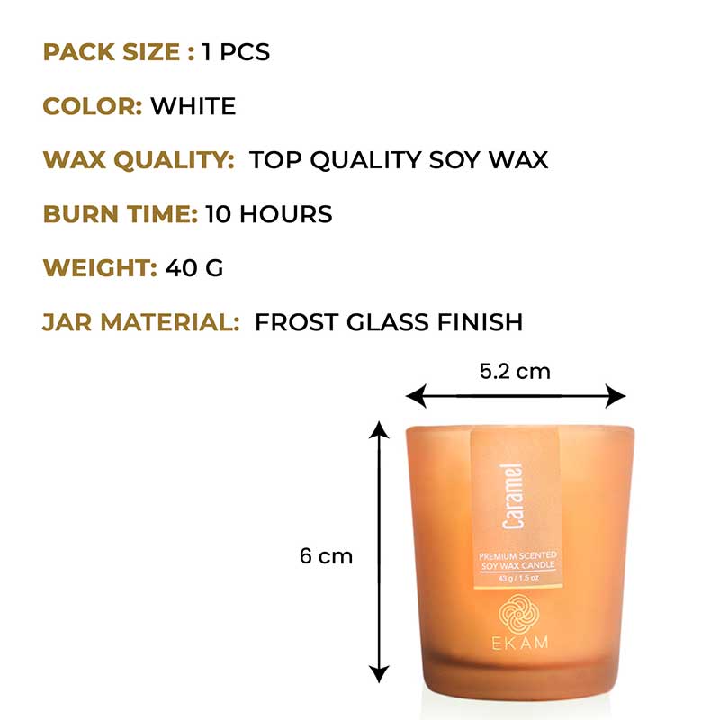 Caramel Shot Glass Scented Candle
