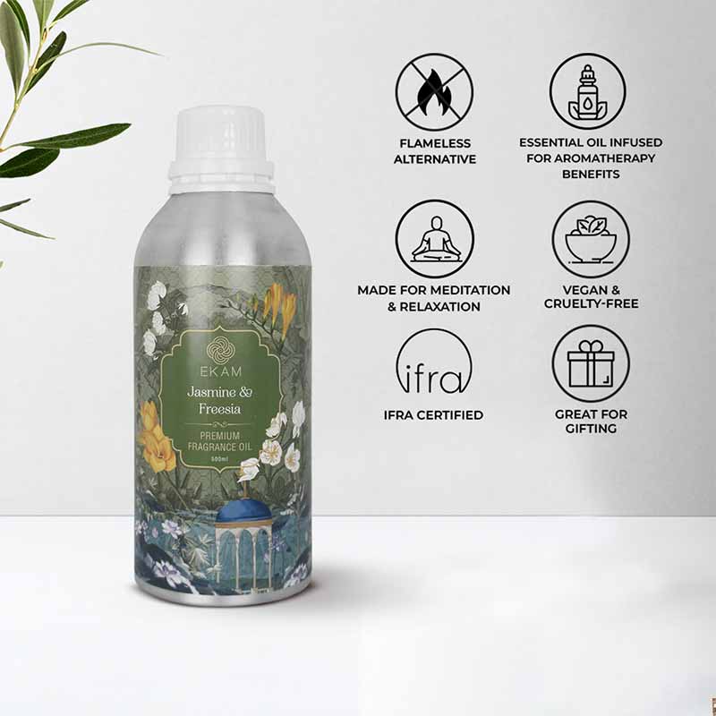 Jasmine & Freesia Concentrate Fragrance Oil, 500 ml