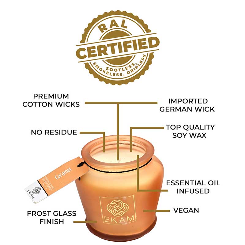 Caramel Lampshade Scented Candle