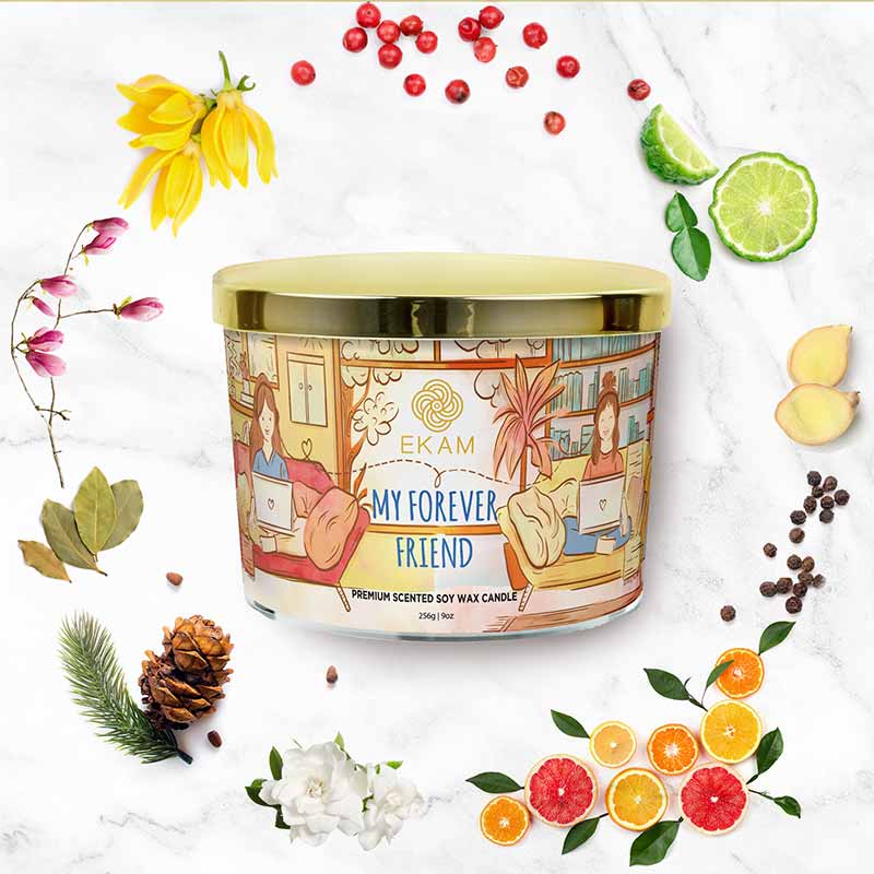 My Forever Friend Scented 3 Wick Candle