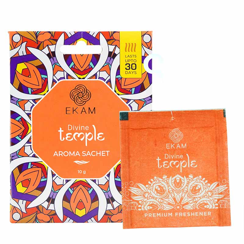 Combo Pack of 5 Divine Temple Scented Sachets