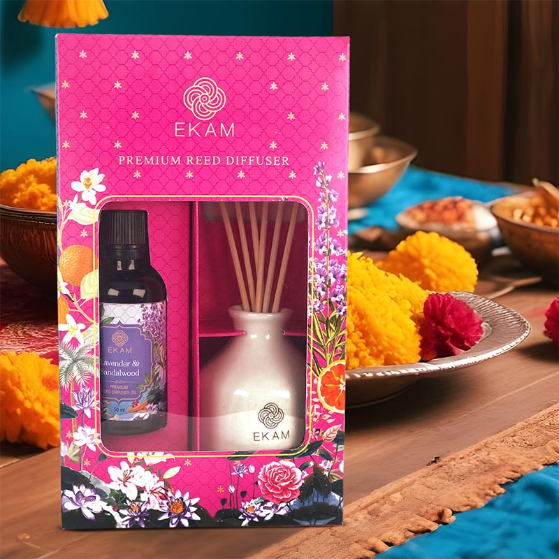 Lavender & Sandalwood Reed Diffuser Gift Set
