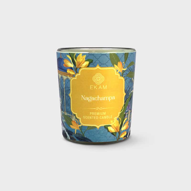 Pack of 2 Shot Glass Candles | Neroli & Lime | Nagchampa