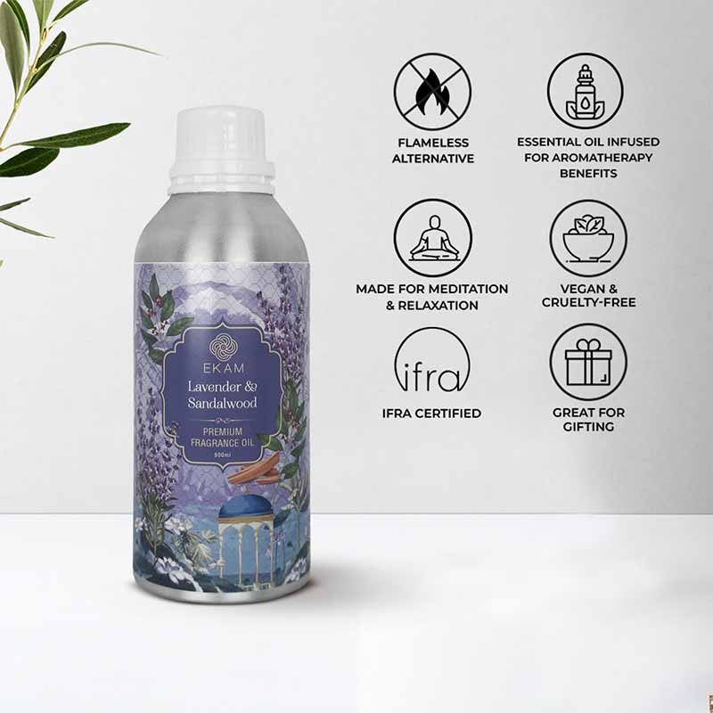 Lavender & Sandalwood Concentrate Fragrance Oil, 500 ml