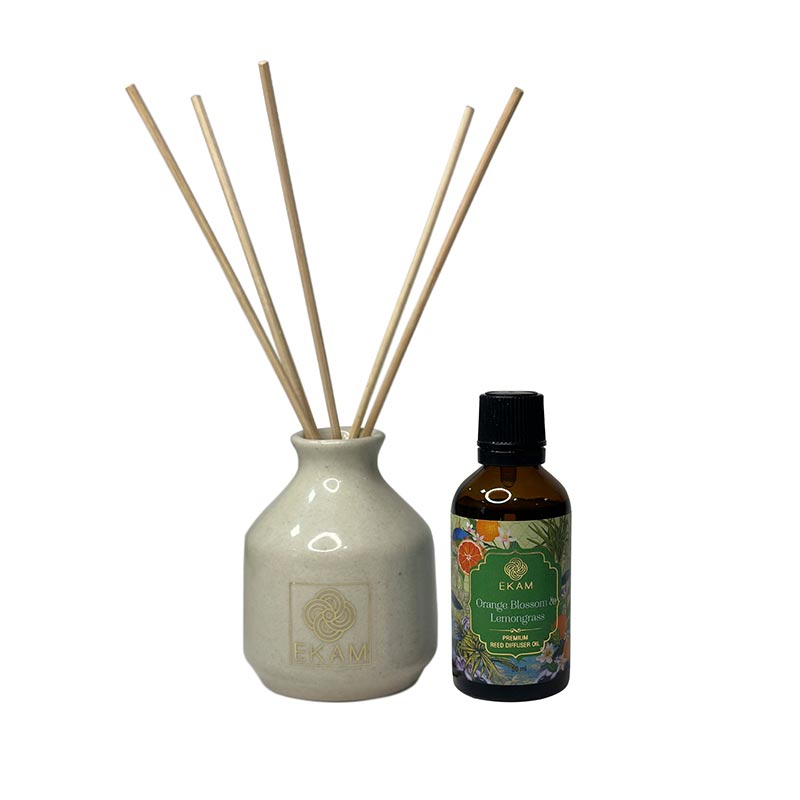 Orange Blossom & Lemongrass Reed Diffuser Set