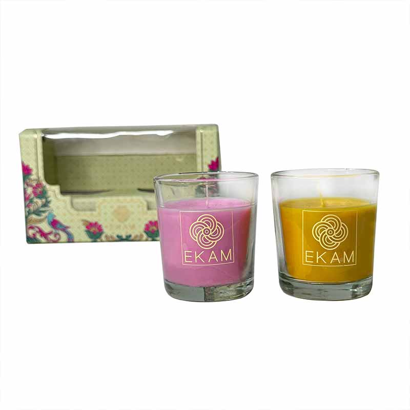 2 Pack Candle Gift Box | Honey and Lemon & Clary Sage