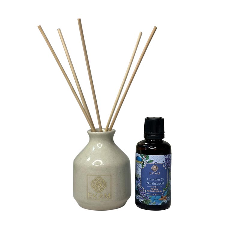 Lavender & Sandalwood Reed Diffuser Set