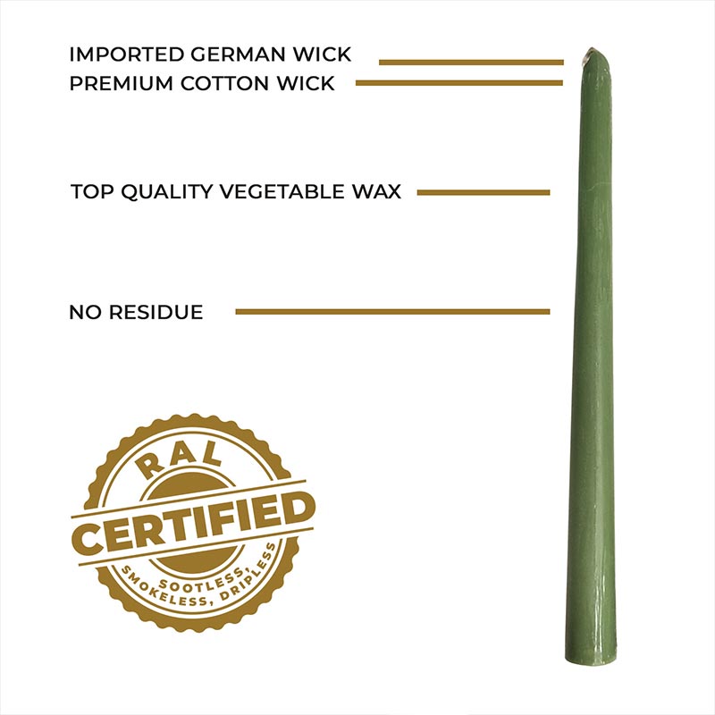 Pack of 6 Scented Taper Candles– Jasmine & Freesia