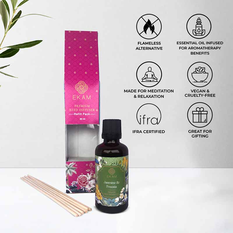 Jasmine & Freesia Reed Refill Oil, 50 ml