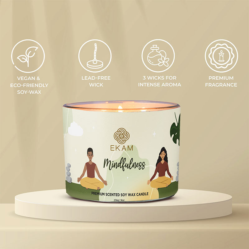 MINDFULNESS 3 WICK CANDLE