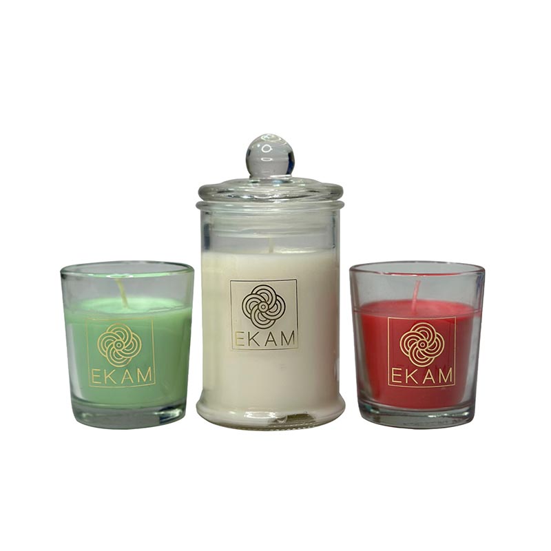3 Pack Candle Gift Set | Jasmine, Fresh Cotton & Rose
