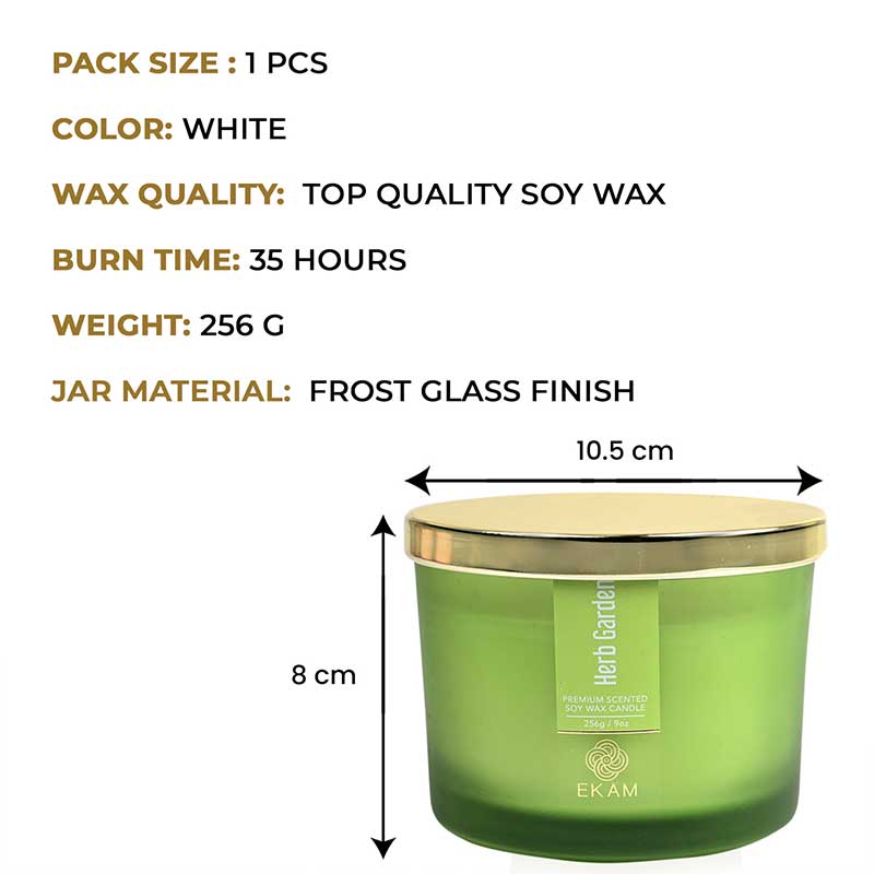 Herb Garden 3 Wick Scented Candle