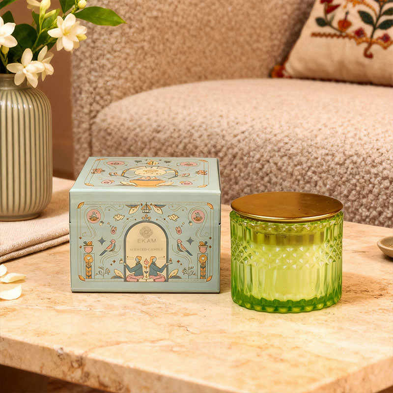 Jewelled Jasmine 3 Wick Luxe Scented Candle
