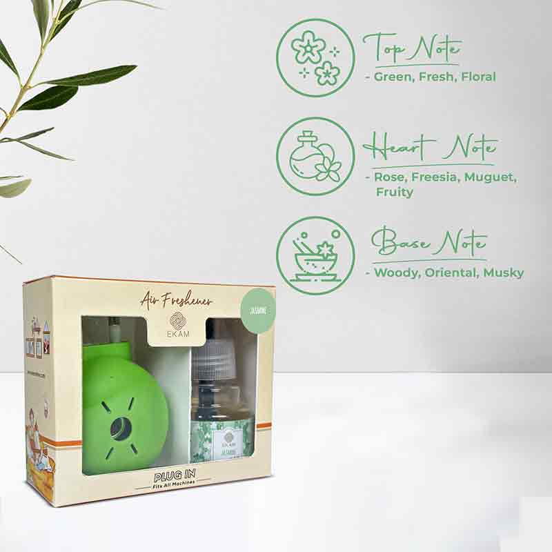 Jasmine Scented Plug In Air Freshener Kit