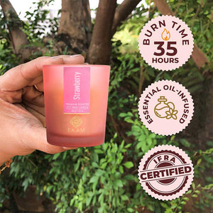 Strawberry Shot Glass Scented Candle