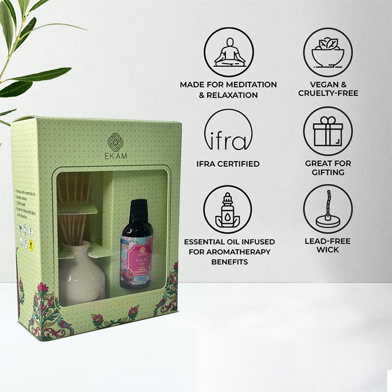 Rose & Lily Reed Diffuser Set