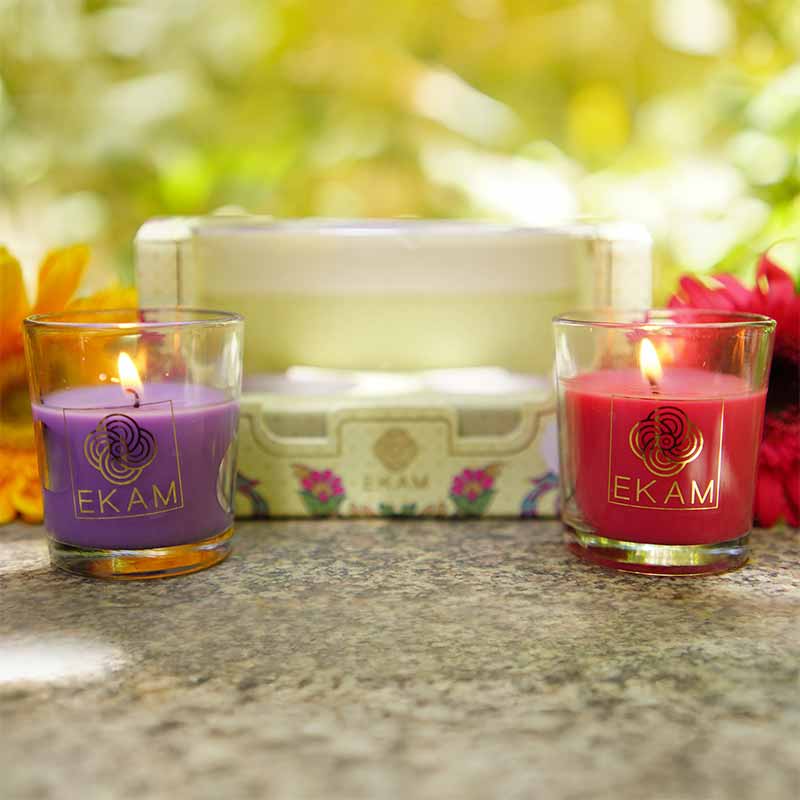 2 Pack Candle Gift Box |  Lavender & Rose