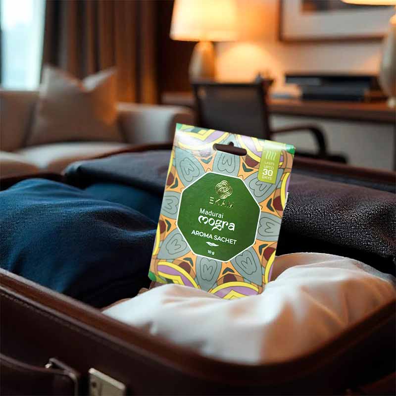 Combo Pack of 5 Madurai Mogra Scented Sachets