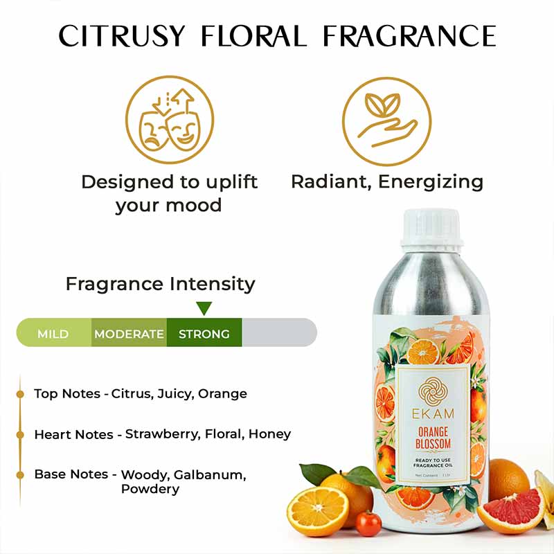 Orange Blossom Ready To Use Fragrance Oil, 1 Litre