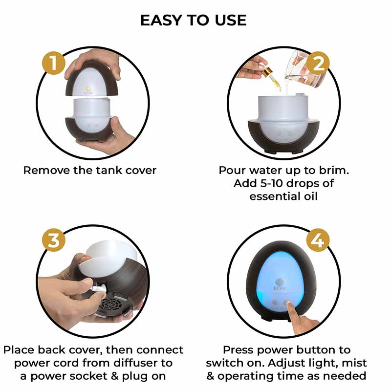 YX264-Darkwood Aroma Diffuser