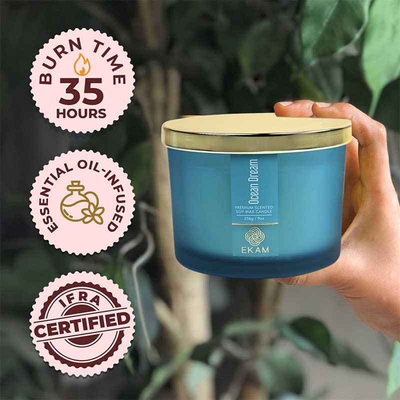 Ocean Dream 3 Wick Scented Candle