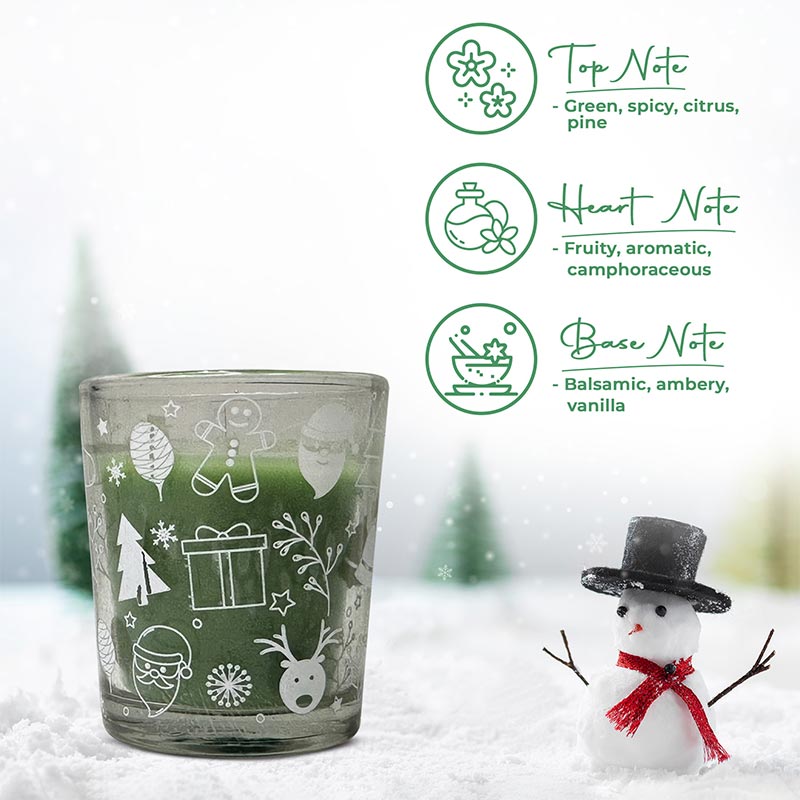 Balsam Pine Shot Glass Scented Candle