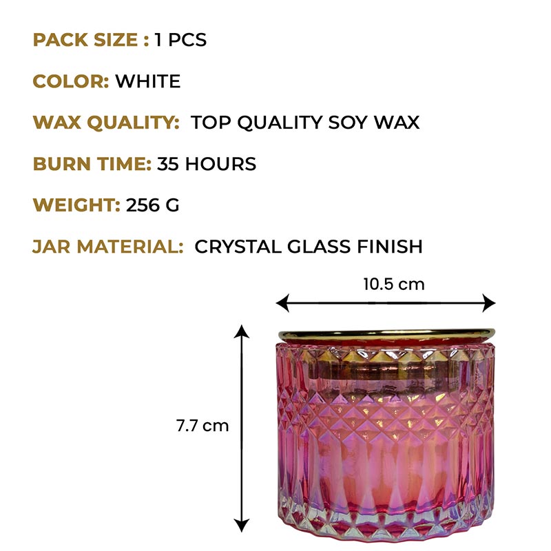 Moroccan Rose 3 Wick Luxe Candle