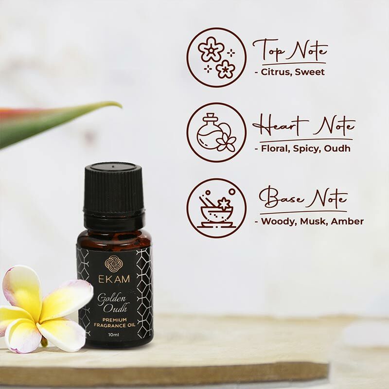 Golden Oudh Fragrance Oil, 10ml