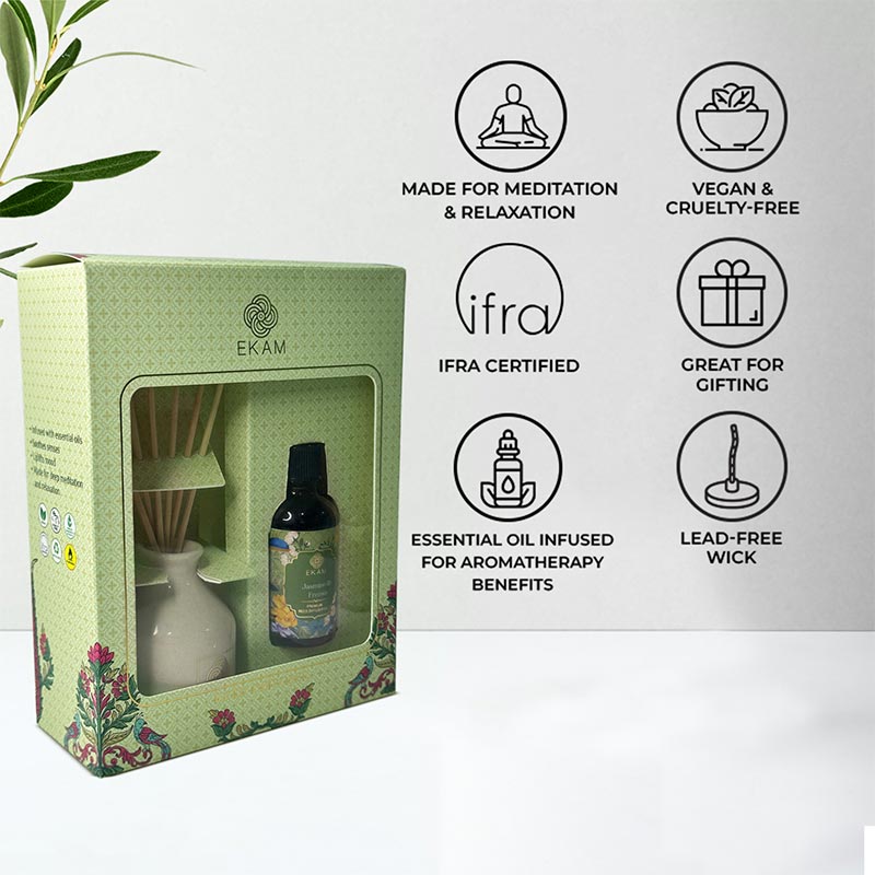 Jasmine & Freesia Reed Diffuser Set