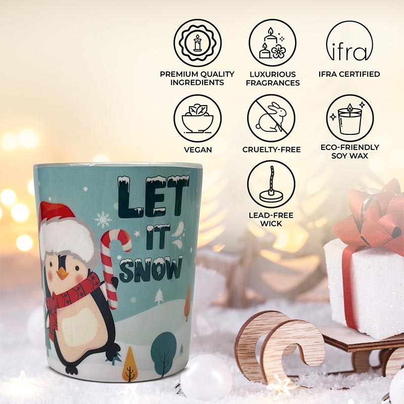 Let It Snow 7 oz Scented Candle