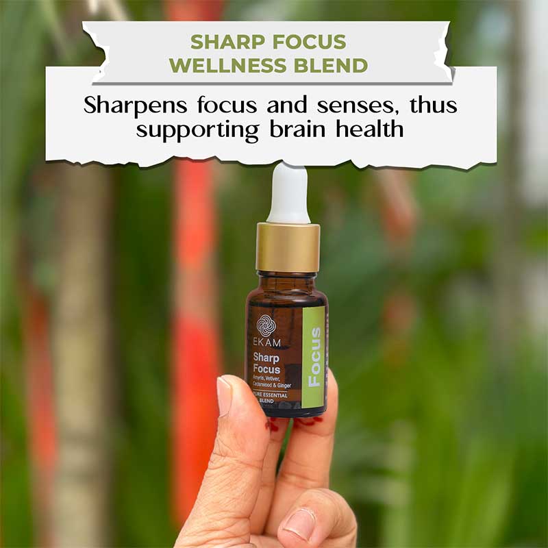 Sharp Focus Pure Essential Oil Blend, Aromatherapy Series
