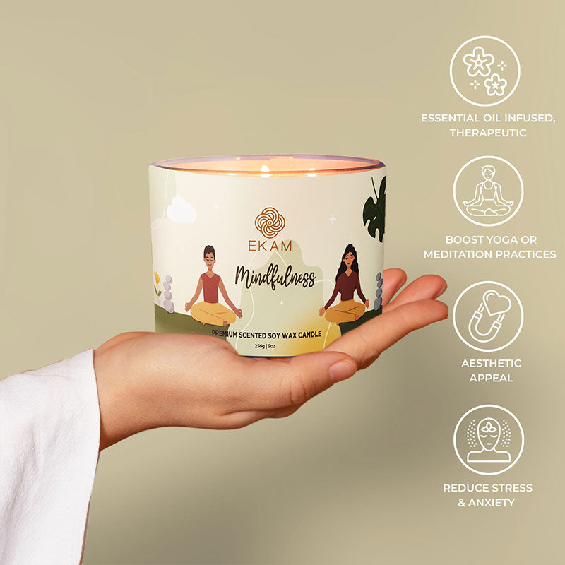 MINDFULNESS 3 WICK CANDLE