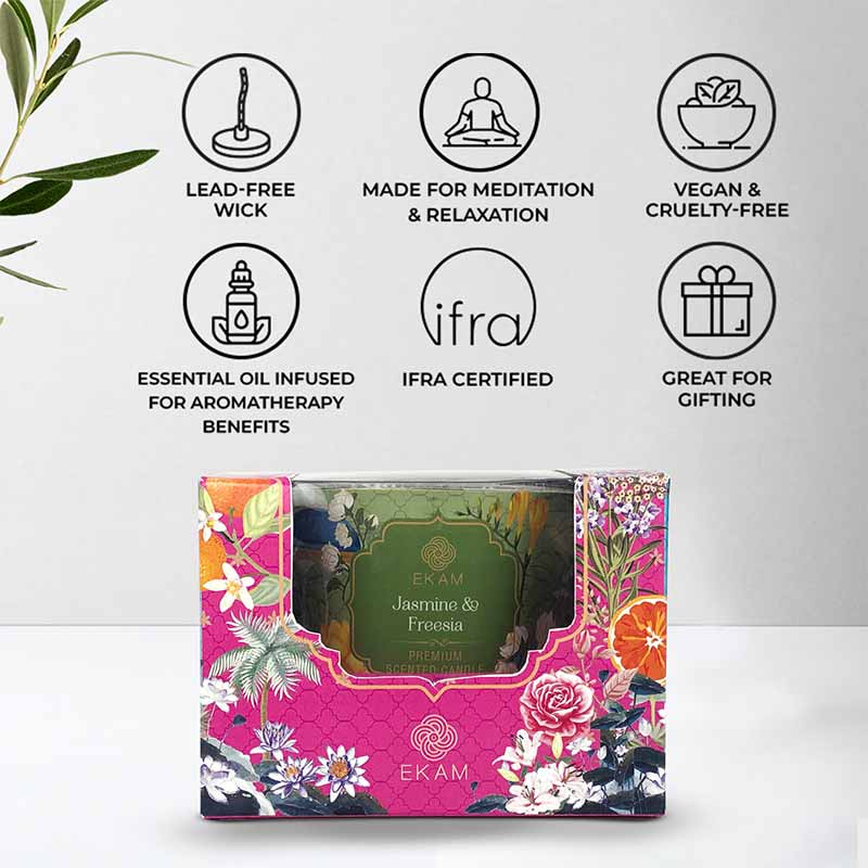Jasmine & Freesia 3 oz DT Bowl Scented Candle