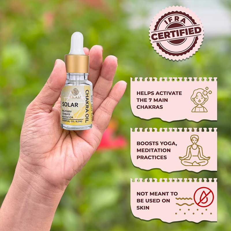 Solar Chakra Diffuser Essential Oil Blend, Chakra Series